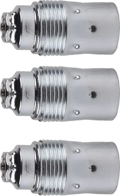 Lamphouder - Glad - E14 - Chroom - Per 3 stuks