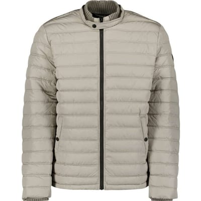 No Excess Jacket Short Fit Padded Stone Size: M | Light Jackets Outlet | Heren | Beige