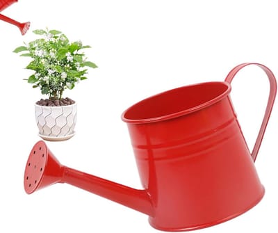 Bewaterings Gieter - Water Gieter Planten - Planten Water Geven - Roestbestendig Gegalvaniseerd - 1 Liter - Rood