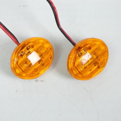 Mini clignotant œil de chat orange à LED auto pour moto scooter quad feu décoratif
