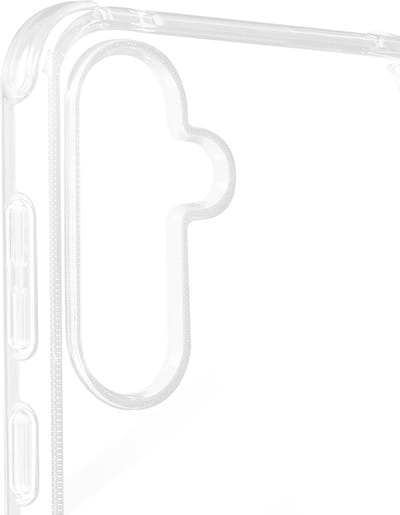 Myway, Hoesje geschikt voor Samsung Galaxy S23 FE - Semi-transparant Siliconen, Transparant