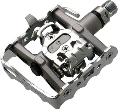 Fiets pedalen - MTB pedalen - Mountainbiken - Dubbele functie - 103 x 63 mm - Zilver