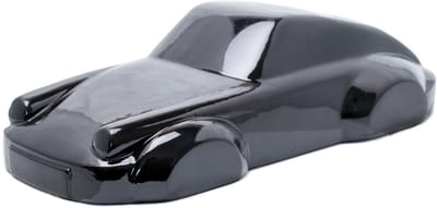 Sculptuur van Porsche 911 zwart 964 1:12