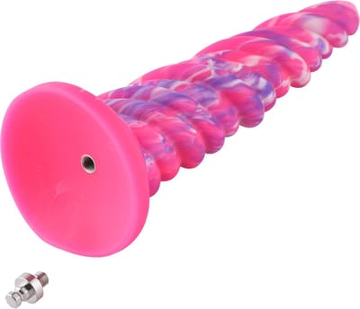 Anale Fantasy Dildo KlicLok en Zuignap 26 CM Roze