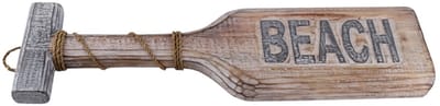 Peddel Kari natural/grijs BEACH 10x40cm