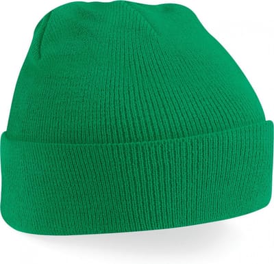 Gebreide muts polyester groen