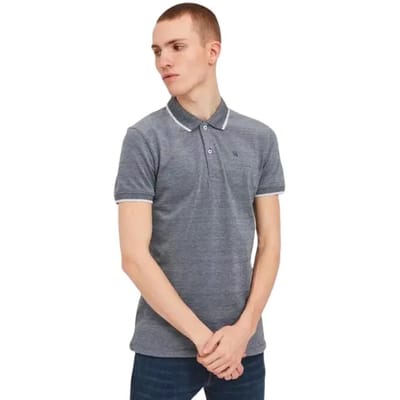 Mann CASUAL FRIDAY Polo Shirt Regular Fit Korte Mouw Golf T-shirt Uni Kraag Basis van Katoen TRISTAN