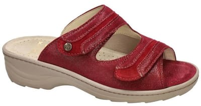 Fidelio Hallux -Dames - rood donker - slippers & muiltjes - maat 37