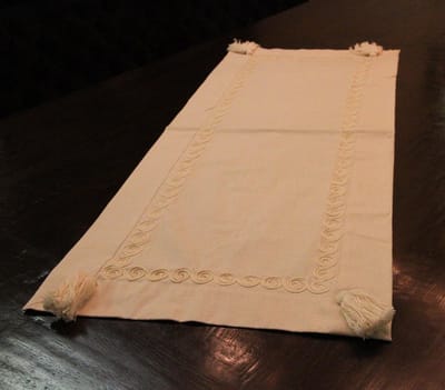 Katoenen Tafelloper 45x180 cm - Naturel