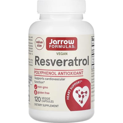 Resveratrol 100 mg (120 Vegetarian Capsules) - Jarrow Formulas