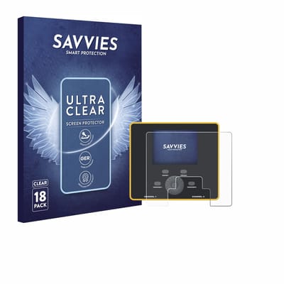 Savvies - Screenprotector voor Junsi iCharger DX12 - Folie Beschermfolie transparant 18 Stuks