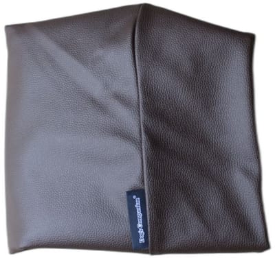 Dog's Companion Hoes Hondenkussen / Hondenbed - S - 70 x 50 cm - Kunstleer - Chocolade Bruin Leather Look