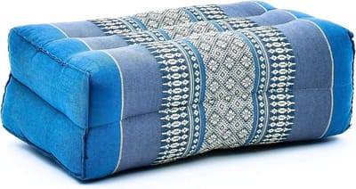 Meditatiekussen, yogakussen, yogablok, yogabolet, yogakussen, ecologisch natuurproduct, Thais kussen, nekkussen, kapok
