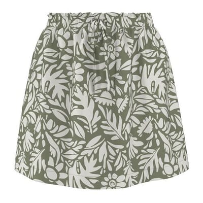 ESMARA Dames rok met linnen (Print, L (44/46))