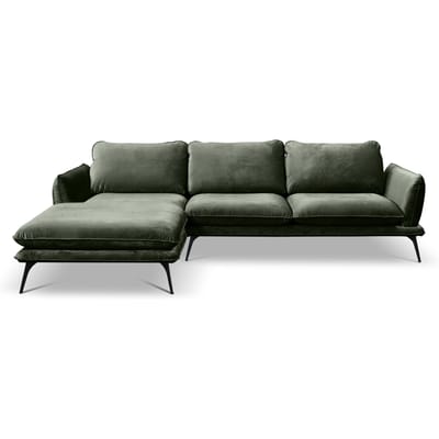 Hoekbank Piemonte links velvet | NADUVI Collection