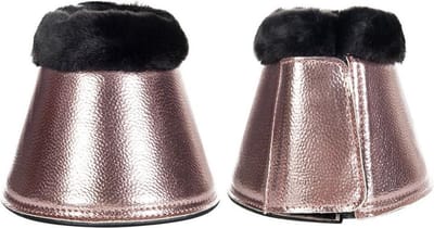 HKM springschoen Metalic - rosegold - M