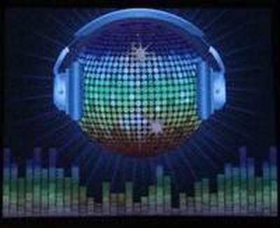 LED T-shirt - Equalizer - Zwart - Koptelefoon Bal - Maat S