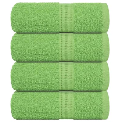 vidaXL - Washandjes - FROGN - 4 - st - 30x30 - cm - 360 - g/m² - appelgroen