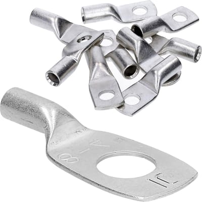 10 stuks Kalitec HR4-8 standaard buiskabelschoenen 4 mm² M8 I zonder kijkgat I Made in Germany