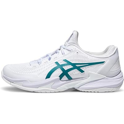 Asics Court FF 3 Antislip Stabiele Professionele Tennisschoenen Heren sneaker 1041A574-100 44 white