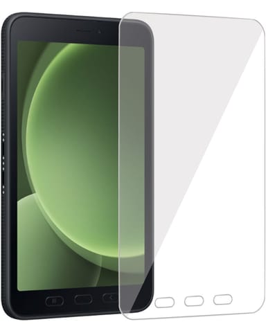 ChiGuard Screenprotector Geschikt voor Samsung Galaxy Tab Active 5 Screenprotector - Beschermglas - Curved - GuardCover
