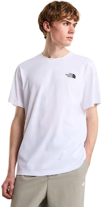 The North Face Vertical Regular Casual T-shirt heren Wit XS