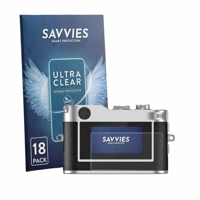 Savvies - Screenprotector voor Rollei Mini Digital Camera - Folie Beschermfolie transparant 18 Stuks