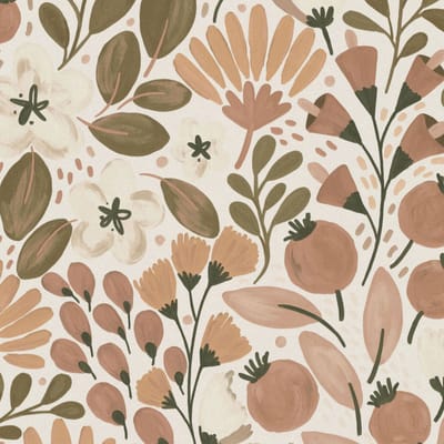 Erismann Vinylbehang 10518-11 - La Terasse - Botanisch Wit - 53cm x 10.05m