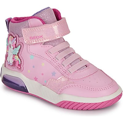 GEOX INEK MEISJES Sneakers - ROZE/MULTIKLEUR - Maat 27