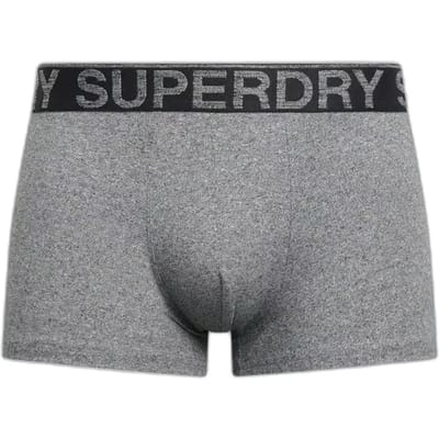 Superdry M3110475a Trunk Boxers 3 Eenheden Zwart,Grijs L Man