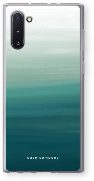Case Company® - Hoesje geschikt voor Samsung Galaxy Note 10 hoesje - Ocean - Soft Cover Telefoonhoesje - Bescherming aan alle Kanten en Schermrand