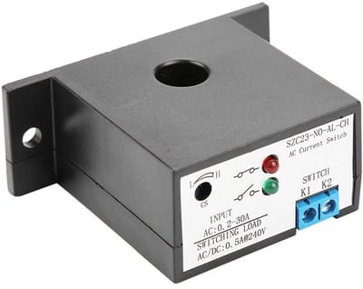 Allecto - Automatische Schakelaar - AC Current Detecting Switch - Aanpasbaar en Betrouwbaar - 0.2-30A Capaciteit - Voor Industriële Apparatuur - Ve...