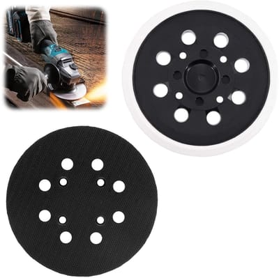 Professionele Schuurplaat van 125 mm met 8 Gaten voor Random Orbital Sander, Geschikt voor Hard Schuren en Verfverwijdering