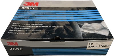 3M Tack Pad Stofdoek art. 07910 - Voorbereiding oppervlak - 175 x 235 mm - Prijs per doos ( inhoud 10 stuks)