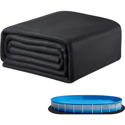 Tapis de protection ovale pour piscine 15x30 pieds pour piscines hors sol Tapis de piscine robuste