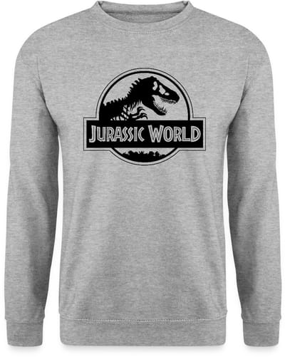 Jurassic World Klassiek Logo In Zwart Sweater Heren