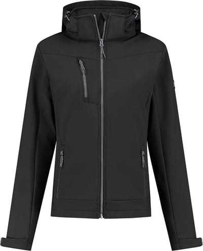 Kjelvik Softshell jas Roxi Zwart