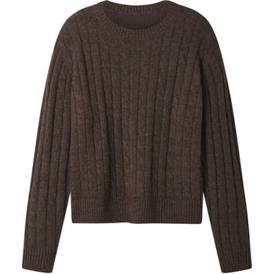 ESMARA Gebreide dames trui (Bruin, XS (32/34))