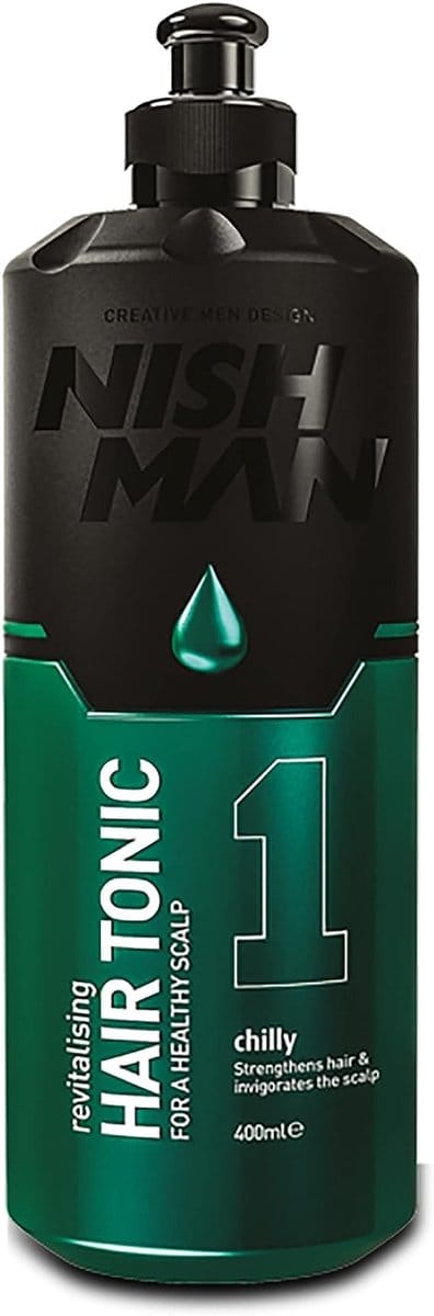 Nishman Hair Tonic No.1 Chilly Koelend Haarwater tegen Haaruitval 400ml