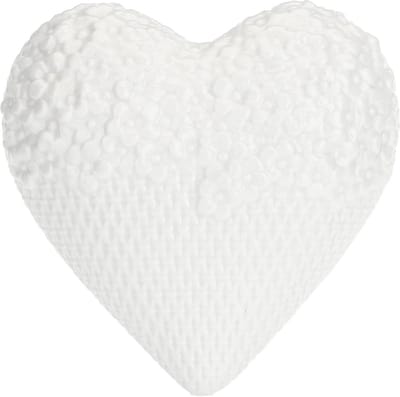 Luchtbevochtiger Hart - Keramiek Verdamper - Luchtkwaliteit Verbeteren - Innovatief Design - 18 cm - Wit