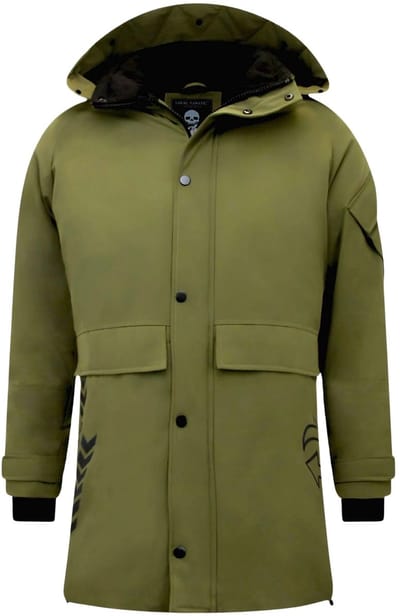 Nette Heren Winterjassen - 9803 - Groen