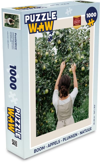 Puzzel Boom - Appels - Plukken - Natuur - Legpuzzel - Puzzel 1000 stukjes volwassenen