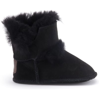 Warmbat Hay - maat 18-19 - Unisex Babysloffen - Black
