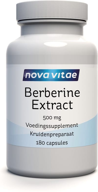 Nova Vitae - Berberine Extract - zuurbes - 500 mg - 180 capsules
