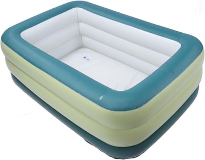 Opblaasbaar Zwembad - Familie Zwembad - Zomer Plezier - Verdikt PVC Ontwerp - 1238 Liter - Blauw