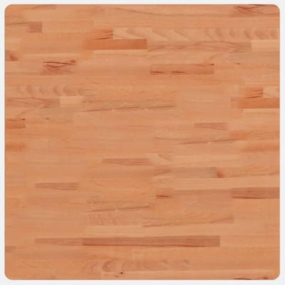 Massief Houten Tafelblad Vierkant 70x70 cm, Vervanging voor Eettafel of Tafel