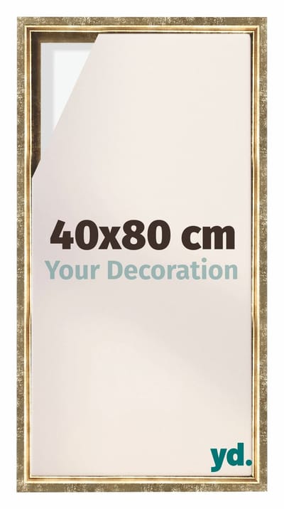 Your Decoration - Baklijst 40x80 cm - Goud Antiek - Baklijst voor Canvas - MDF - Lyon