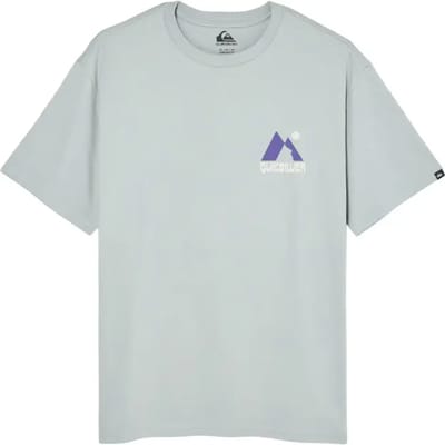 Quiksilver Peak T-shirt Met Korte Mouwen Grijs XL Man
