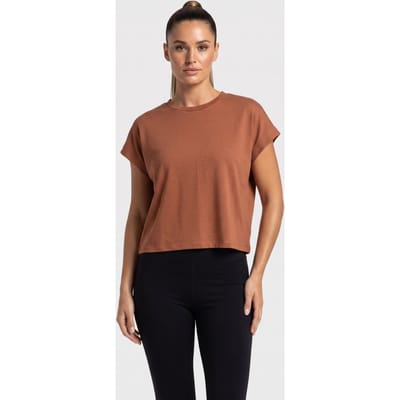 Summum Woman Top Boxy Washed Modal Pique Cacao Größe: M | Hemden Outlet | Damen