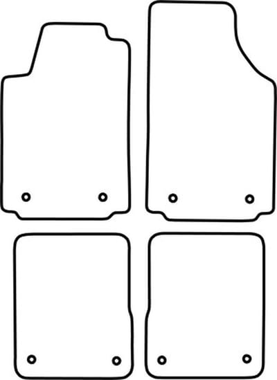 Mattenset Audi A1 - 2010 - 2018